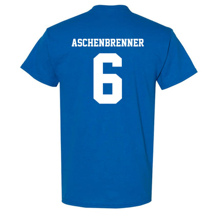 Drake - NCAA Women's Volleyball : Claudia Aschenbrenner - Royal Replica Short Sleeve T-Shirt