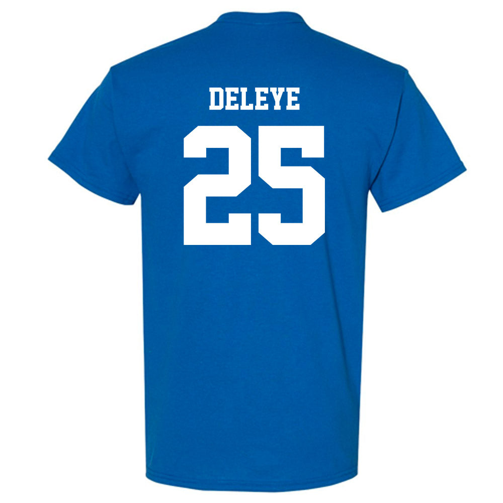 Drake - NCAA Women's Volleyball : Macy DeLeye - Royal Replica Short Sleeve T-Shirt