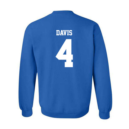 Drake - NCAA Women's Volleyball : Aniyah Davis - Royal Replica Sweatshirt