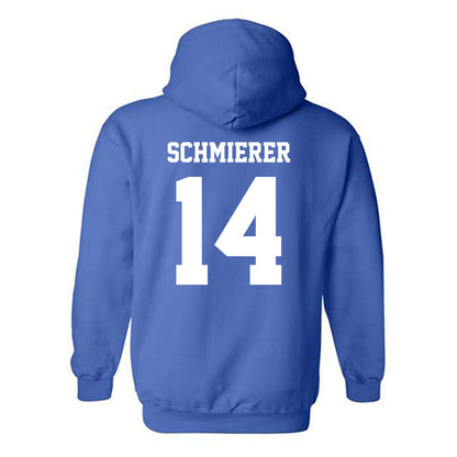 Drake - NCAA Women's Volleyball : Addie Schmierer - Royal Replica Hooded Sweatshirt