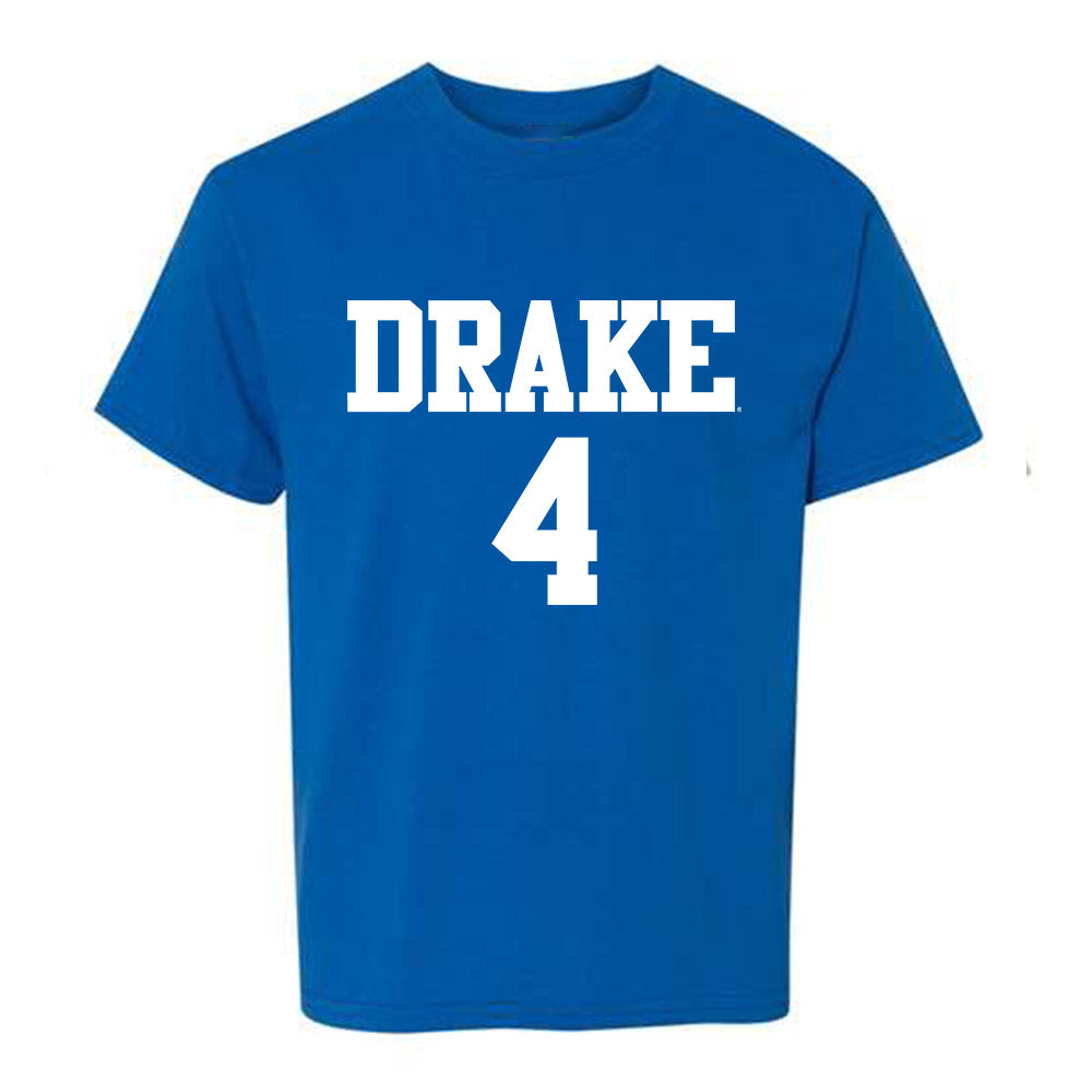 Drake - NCAA Women's Volleyball : Aniyah Davis - Royal Replica Youth T-Shirt