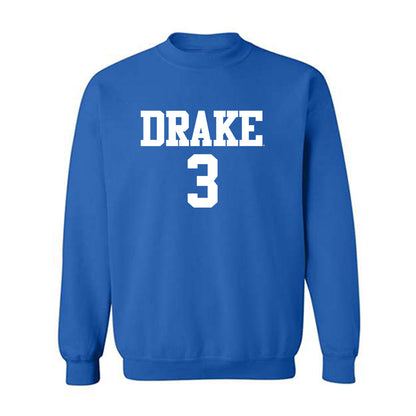 Drake - NCAA Women's Volleyball : Jada Wills - Royal Replica Sweatshirt