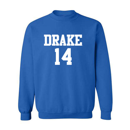 Drake - NCAA Women's Volleyball : Addie Schmierer - Royal Replica Sweatshirt