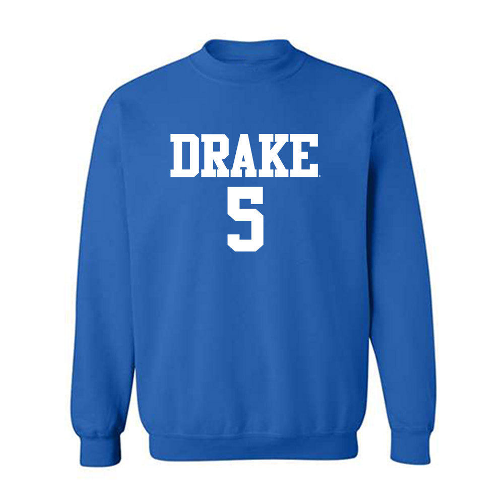 Drake - NCAA Women's Volleyball : Macy Daufeldt - Royal Replica Sweatshirt