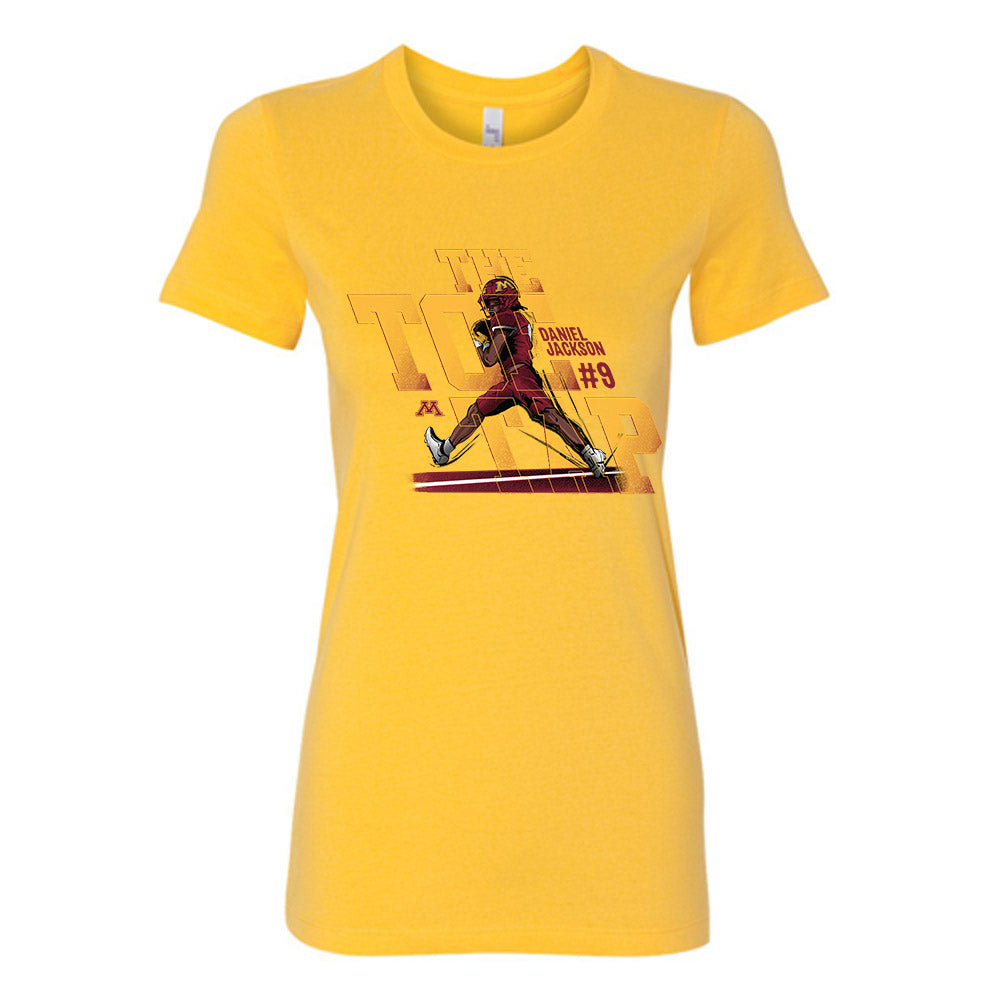 Minnesota - NCAA Football : Daniel Jackson - Caricature Womens Favourite Tee