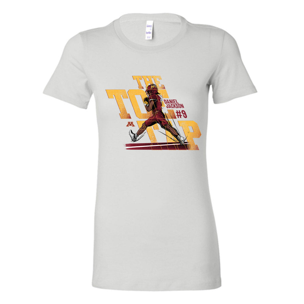 Minnesota - NCAA Football : Daniel Jackson - Caricature Womens Favourite Tee