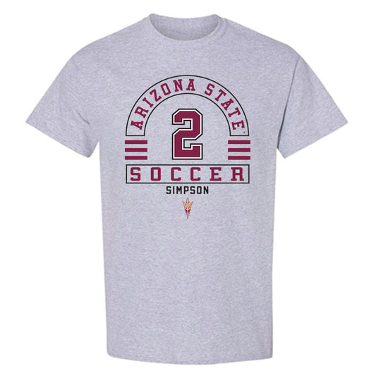 Arizona State - NCAA Women's Soccer : Emilie Simpson - T-Shirt Classic Fashion Shersey