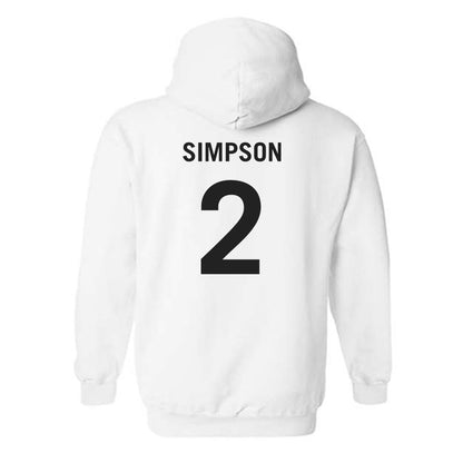 Arizona State - NCAA Women's Soccer : Emilie Simpson - Hooded Sweatshirt Replica Shersey