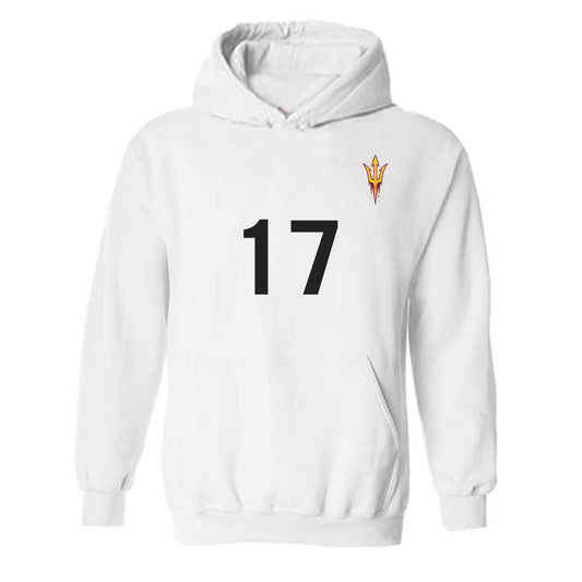 Arizona State - NCAA Women's Soccer : Meighan Farrell - Hooded Sweatshirt Replica Shersey