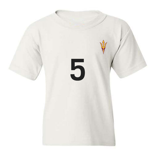 Arizona State - NCAA Women's Soccer : Olivia Coleman - Youth T-Shirt Replica Shersey