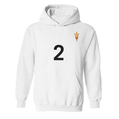 Arizona State - NCAA Women's Soccer : Emilie Simpson - Hooded Sweatshirt Replica Shersey