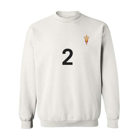 Arizona State - NCAA Women's Soccer : Emilie Simpson - Crewneck Sweatshirt Replica Shersey