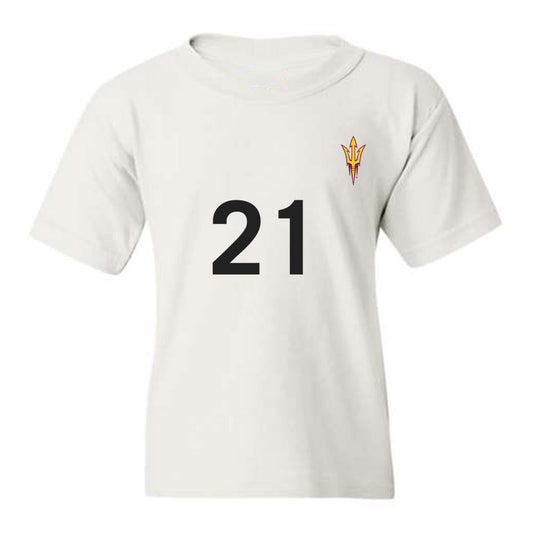 Arizona State - NCAA Women's Soccer : Olivia Herrera - Youth T-Shirt Replica Shersey