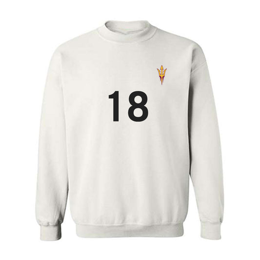 Arizona State - NCAA Women's Soccer : Dahlia Welter - Crewneck Sweatshirt Replica Shersey