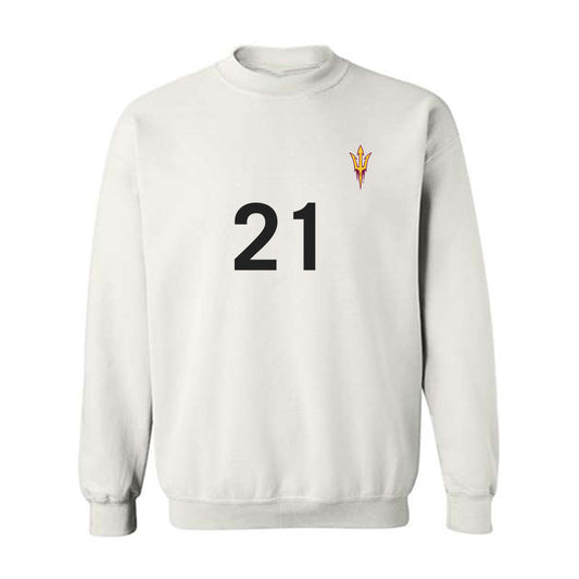 Arizona State - NCAA Women's Soccer : Olivia Herrera - Crewneck Sweatshirt Replica Shersey