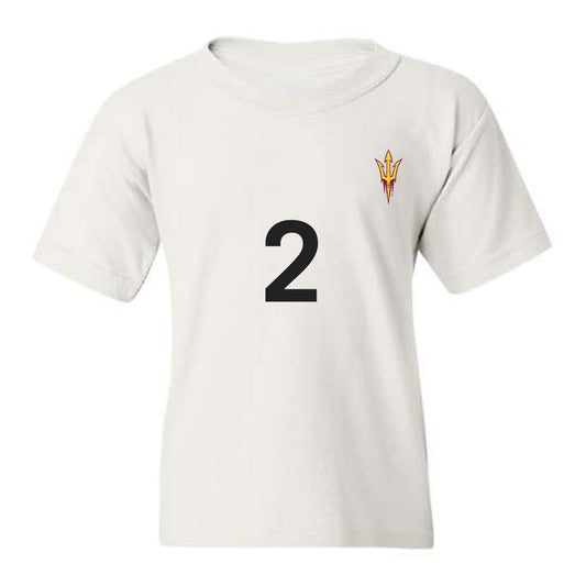 Arizona State - NCAA Women's Soccer : Emilie Simpson - Youth T-Shirt Replica Shersey