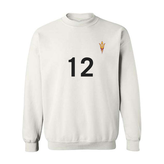 Arizona State - NCAA Women's Soccer : Ava Wright - Crewneck Sweatshirt Replica Shersey