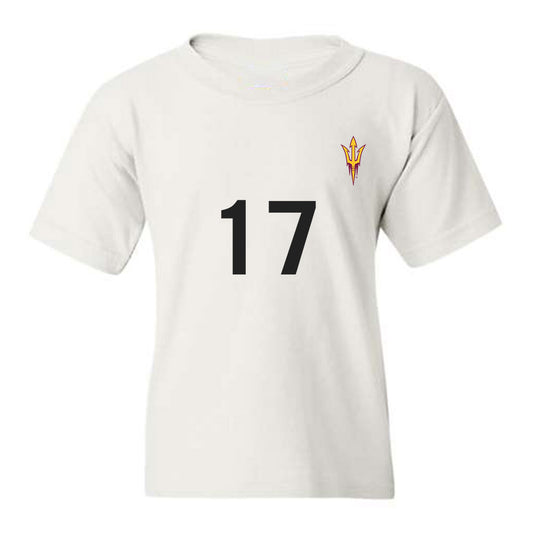 Arizona State - NCAA Women's Soccer : Meighan Farrell - Youth T-Shirt Replica Shersey
