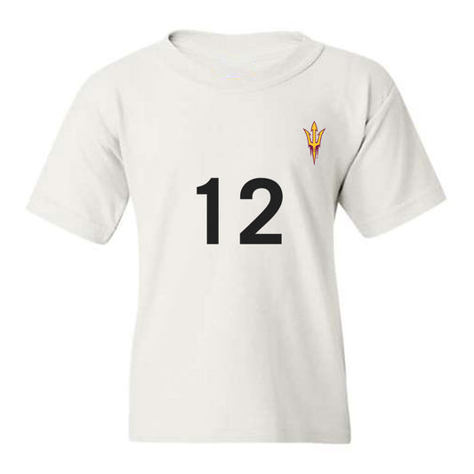 Arizona State - NCAA Women's Soccer : Ava Wright - Youth T-Shirt Replica Shersey