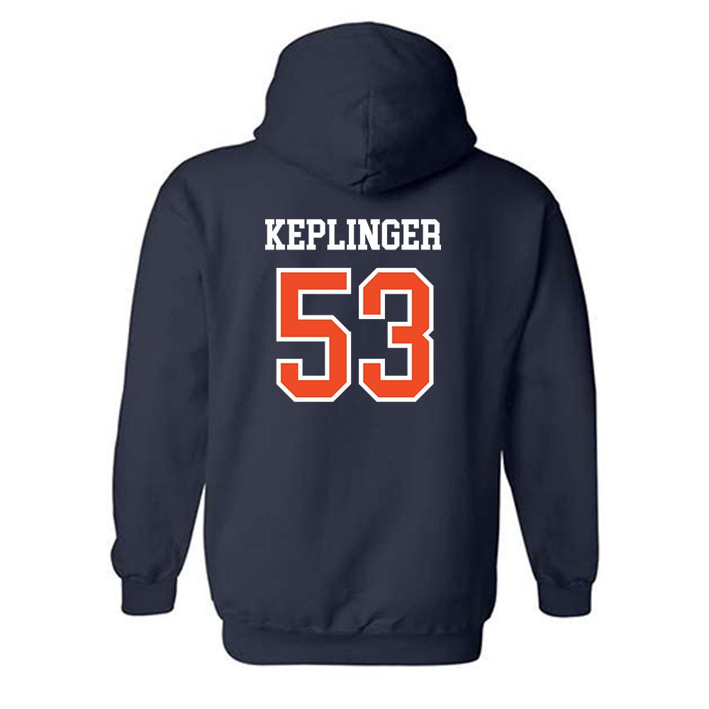 Auburn - NCAA Baseball : Konner Keplinger - Hooded Sweatshirt Generic Shersey