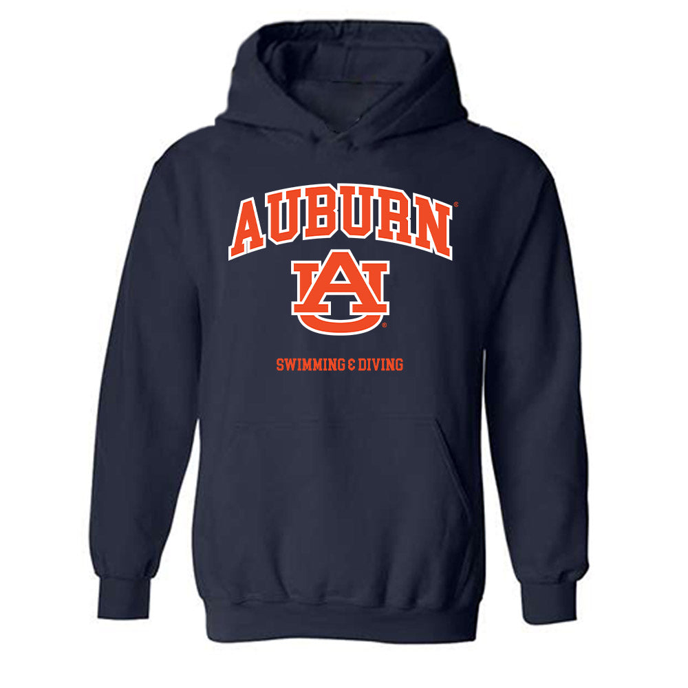 Auburn - NCAA Men's Swimming & Diving : Drew Jordan - Hooded Sweatshirt Generic Shersey