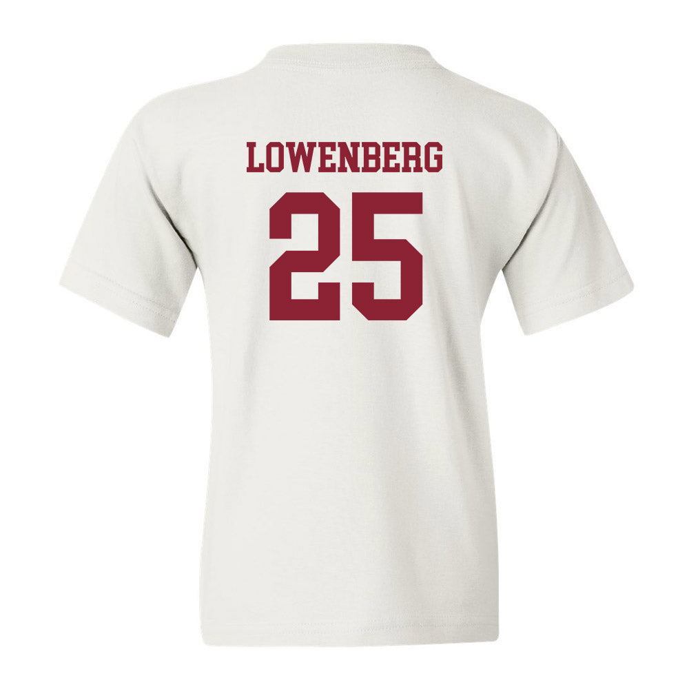 Boston College - NCAA Women's Soccer : Sophia Lowenberg - White Replica Youth T-Shirt