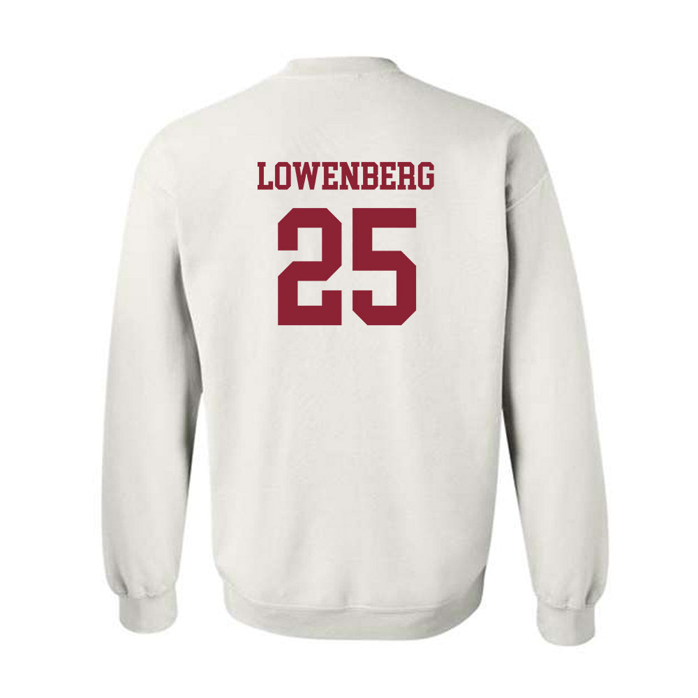 Boston College - NCAA Women's Soccer : Sophia Lowenberg - White Replica Sweatshirt