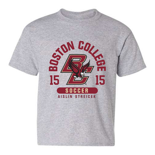 Boston College - NCAA Women's Soccer : Aislin Streicek - Sport Grey Classic Fashion Youth T-Shirt