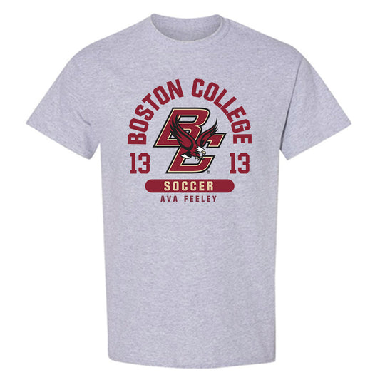 Boston College - NCAA Women's Soccer : Ava Feeley - Sport Grey Classic Fashion Short Sleeve T-Shirt