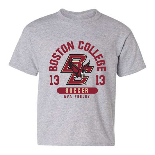 Boston College - NCAA Women's Soccer : Ava Feeley - Sport Grey Classic Fashion Youth T-Shirt