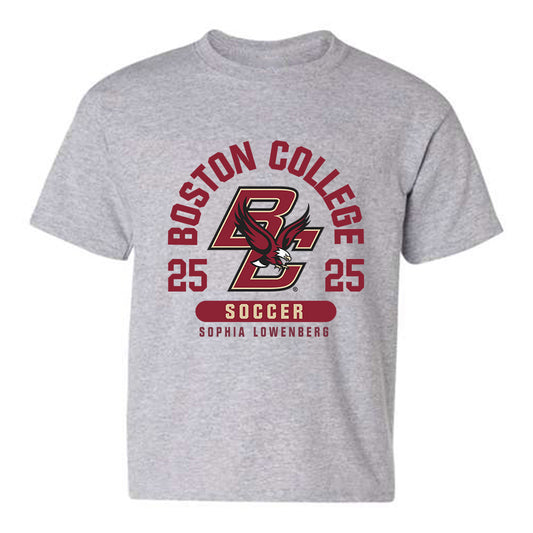 Boston College - NCAA Women's Soccer : Sophia Lowenberg - Sport Grey Classic Fashion Youth T-Shirt