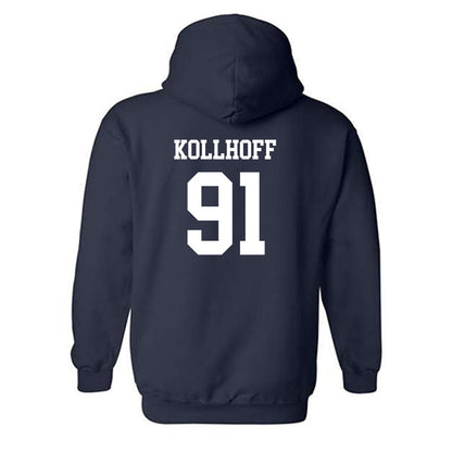 Drake - NCAA Football : Griffin Kollhoff - Hooded Sweatshirt Classic Shersey