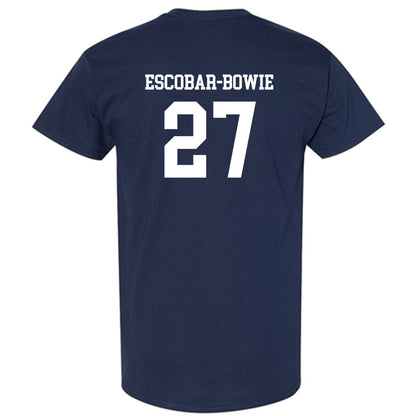 Drake - NCAA Men's Soccer : Zacarias Escobar-Bowie - Short Sleeve T-Shirt