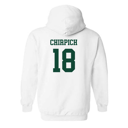 Hawaii - NCAA Women's Soccer : Brianna Chirpich - White Replica Shersey Hooded Sweatshirt