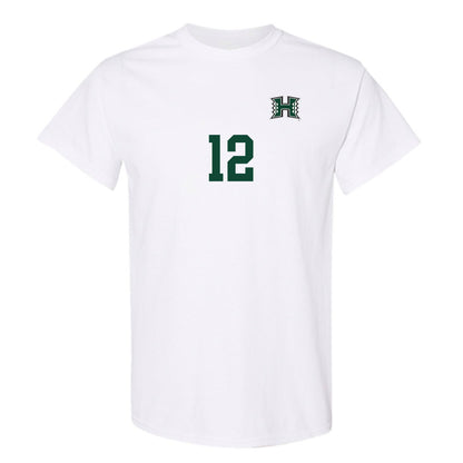 Hawaii - NCAA Women's Soccer : Krista Peterson - White Replica Shersey Short Sleeve T-Shirt