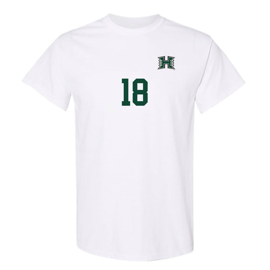 Hawaii - NCAA Women's Soccer : Brianna Chirpich - White Replica Shersey Short Sleeve T-Shirt