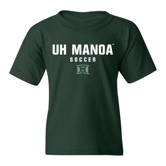 Hawaii - NCAA Women's Soccer : Brianna Chirpich - Green Classic Shersey Youth T-Shirt