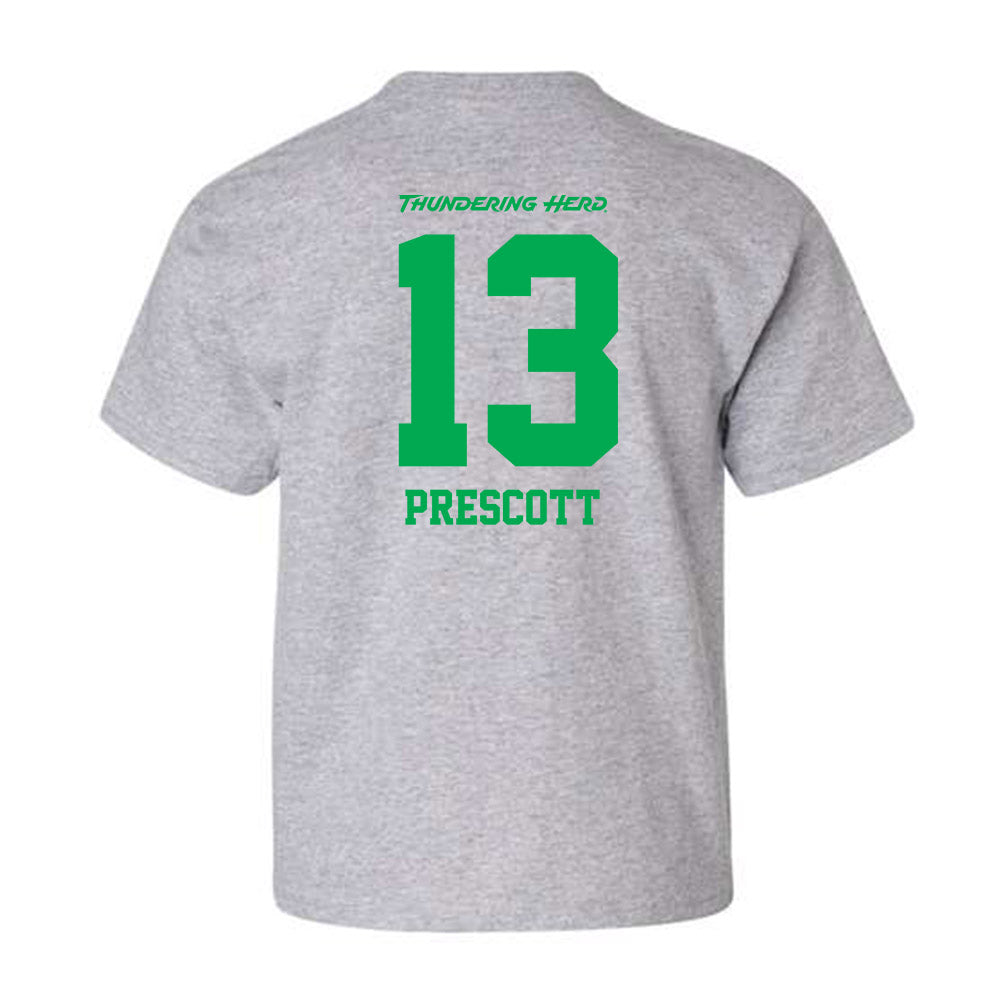 Marshall - NCAA Men's Soccer : Ethan Prescott - Sport Grey Generic Youth T-Shirt