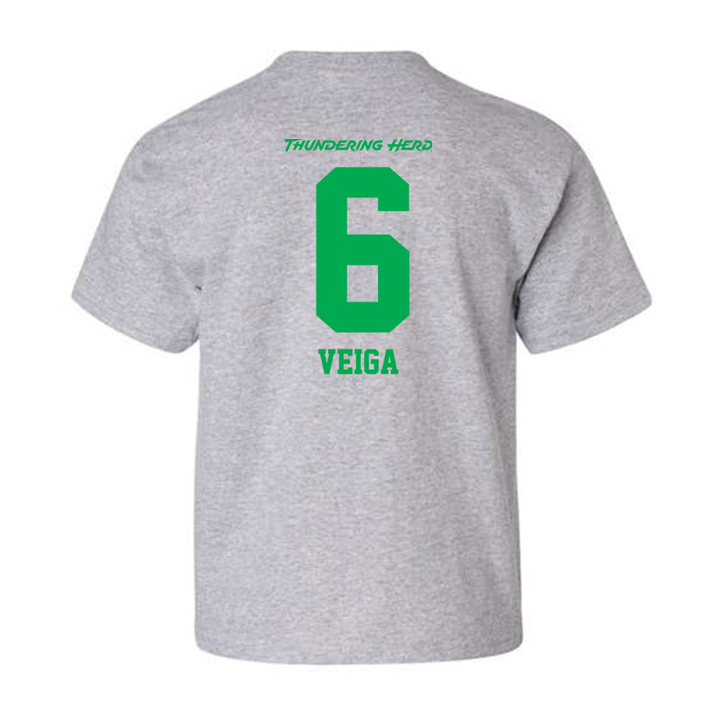 Marshall - NCAA Men's Soccer : Gustavo Veiga - Sport Grey Generic Youth T-Shirt