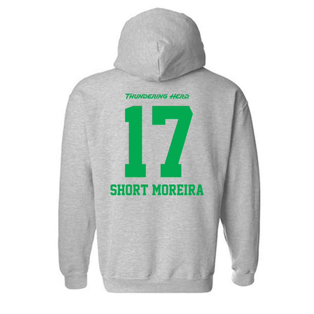 Marshall - NCAA Men's Soccer : Filipe Short moreira - Sport Grey Generic Hooded Sweatshirt