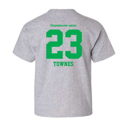 Marshall - NCAA Women's Soccer : Madison Townes - Sport Grey Generic Youth T-Shirt