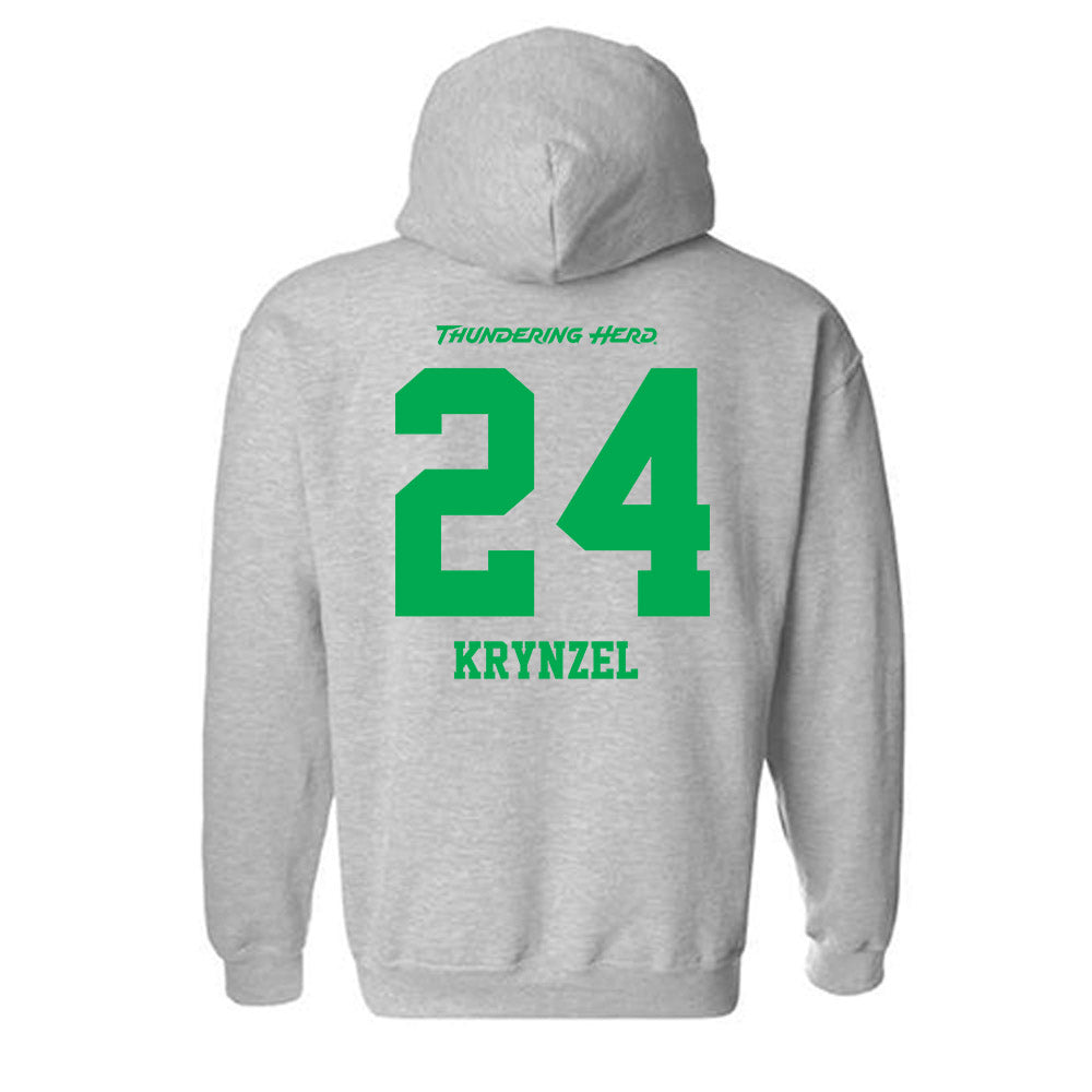 Marshall - NCAA Women's Soccer : Kylie Krynzel - Sport Grey Generic Hooded Sweatshirt