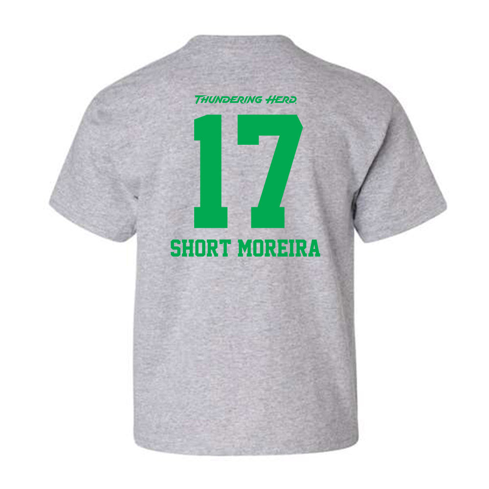 Marshall - NCAA Men's Soccer : Filipe Short moreira - Sport Grey Generic Youth T-Shirt