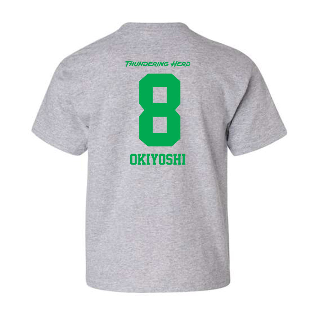 Marshall - NCAA Men's Soccer : Taimu Okiyoshi - Sport Grey Generic Youth T-Shirt