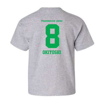 Marshall - NCAA Men's Soccer : Taimu Okiyoshi - Sport Grey Generic Youth T-Shirt