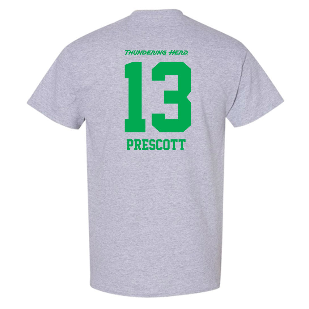 Marshall - NCAA Men's Soccer : Ethan Prescott - Sport Grey Generic Short Sleeve T-Shirt