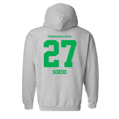 Marshall - NCAA Men's Soccer : Aymane Sordo - Sport Grey Generic Hooded Sweatshirt