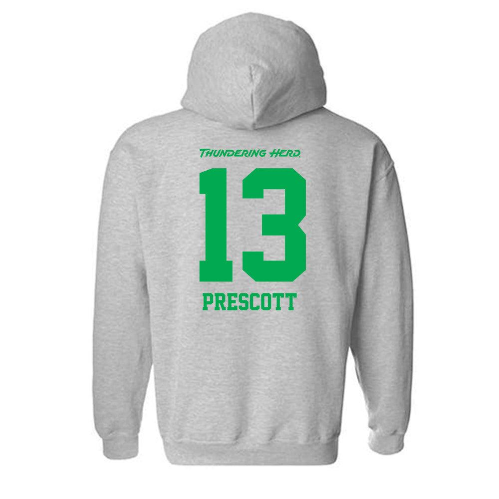 Marshall - NCAA Men's Soccer : Ethan Prescott - Sport Grey Generic Hooded Sweatshirt