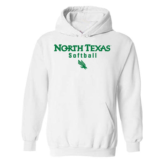North Texas - NCAA Softball : Karina Falkstrom - Hooded Sweatshirt Classic Shersey