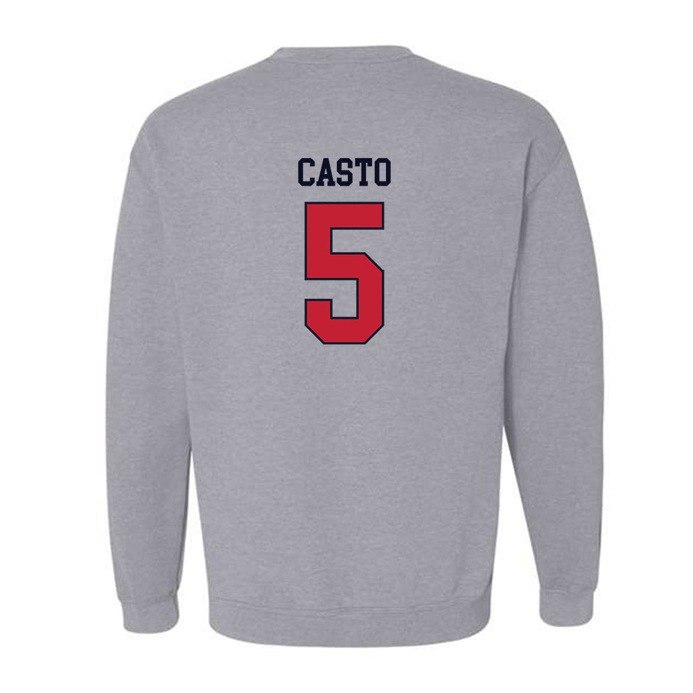 St. Johns - NCAA Softball : Natalie Casto - Crewneck Sweatshirt Classic Shersey